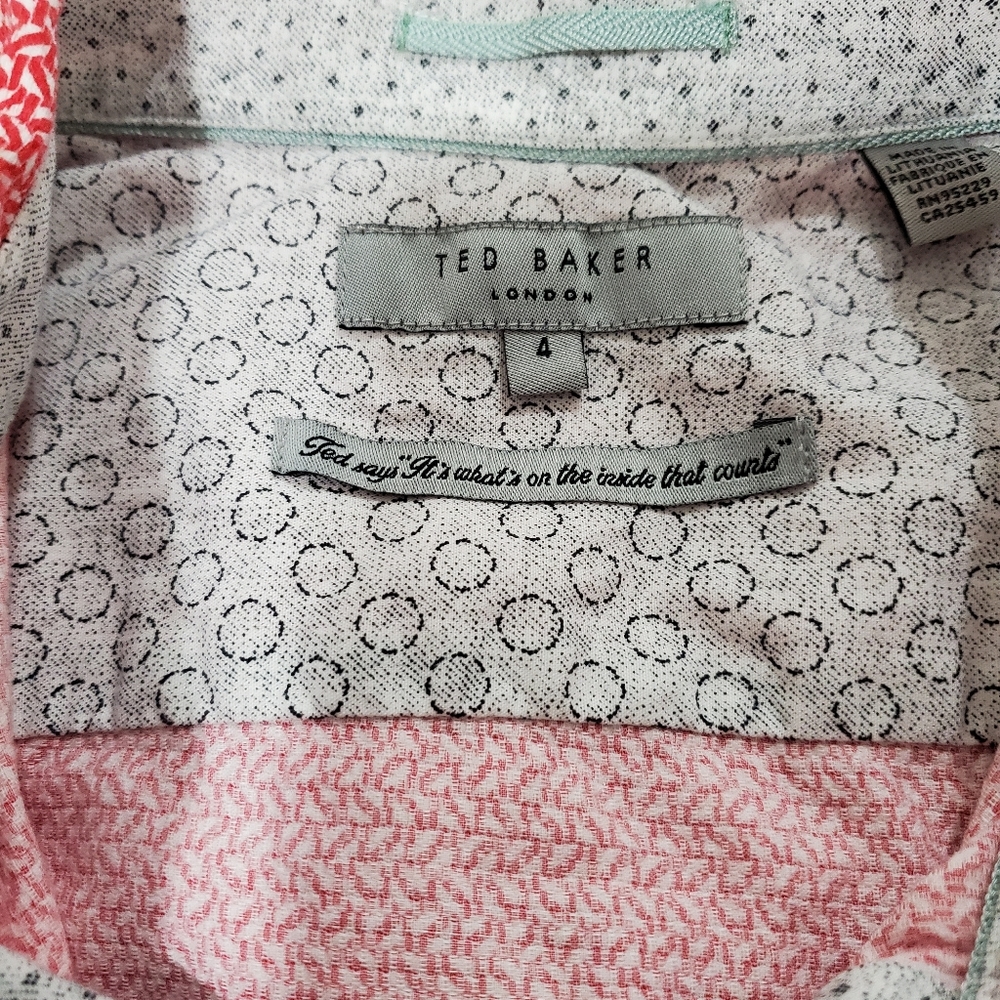 Ted Baker Short Sleeve Button Up Shirt - Picture 5 of 6